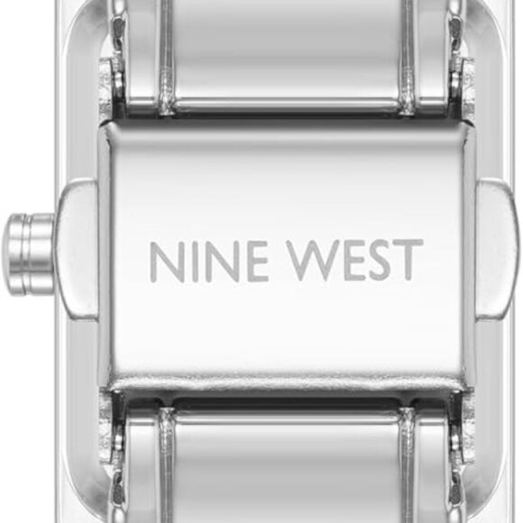 Chic Adjustable Silver Bracelet Watch for Women - Secure Clasp Design - Picture 3 of 4